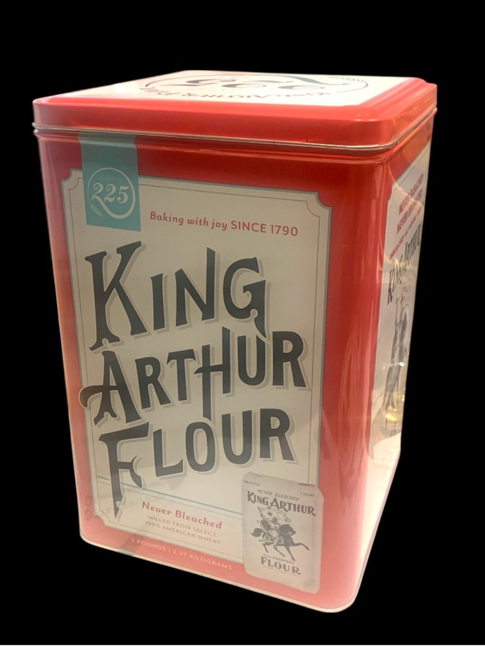 Red Storage Tin - King Arthur